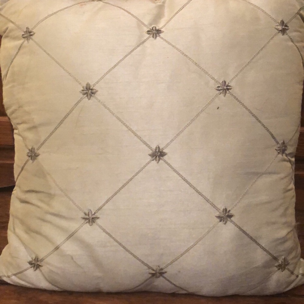Sage green decorative pillow